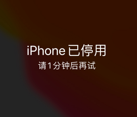 中堂镇苹果手机维修分享:iPhone 显示“不可用”或“已停用”怎么办？还能保留数据吗？ 