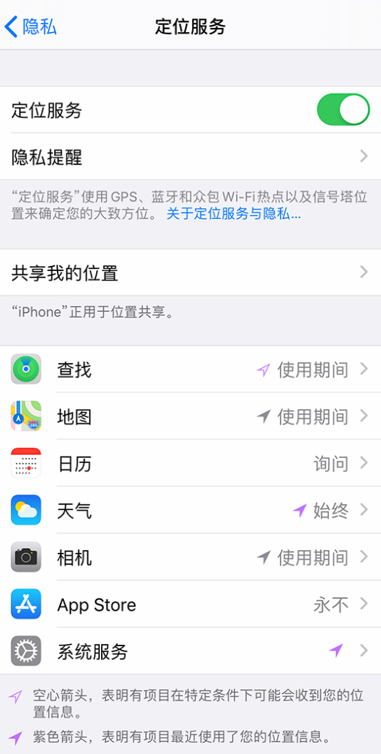 中堂镇苹果手机维修分享iPhone 状态栏中时间显示为蓝色图标是什么情况 